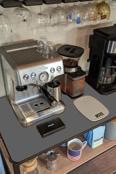 Valerine Life Barista Matı Sıvı Geçirmez Büyük Boy XXL Kahve Barı Espresso Kahve Makinesi Pad 40x90cm 27241219 - 3
