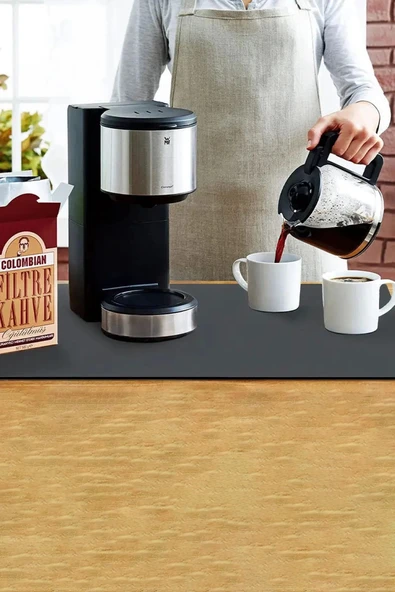 Valerine Life Barista Matı Sıvı Geçirmez Büyük Boy XXL Kahve Barı Espresso Kahve Makinesi Pad 40x90cm 27241225 - 4