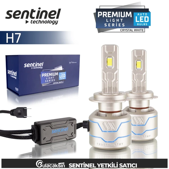 Premium Beyaz Led Xenon Ampül Seti 85W 14000 Lumen H7