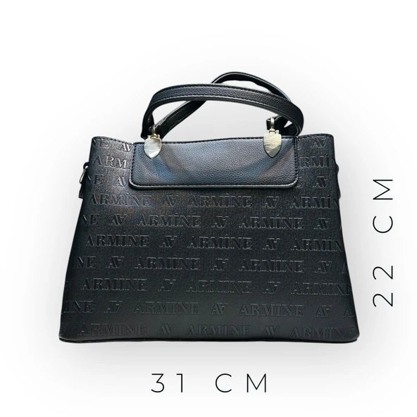 Armine Kartlık ve Bileklik Hediyeli El Ve Kol Çantası Omuz Çantası VS.BLKT.0137 - Resim 2