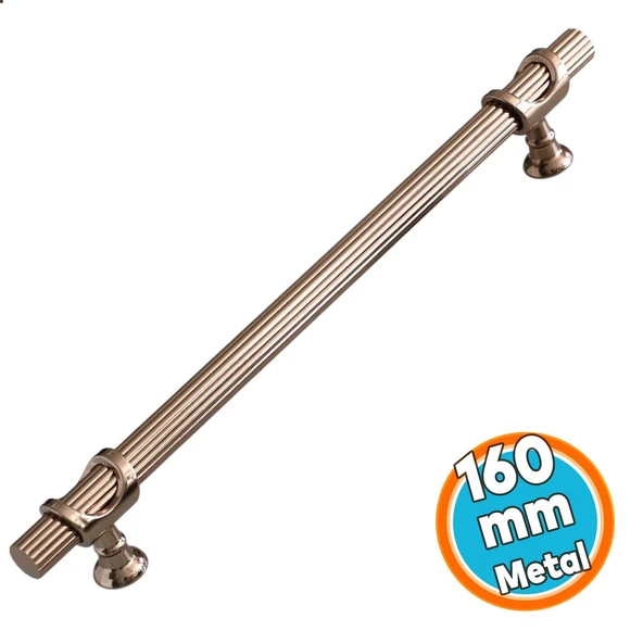 Metal Kulp 160 mm-16 cm Mobilya Dolap Çekmece Kapak Mutfak Dolabı Kulpları Kulbu Kulpu Bronz Renk