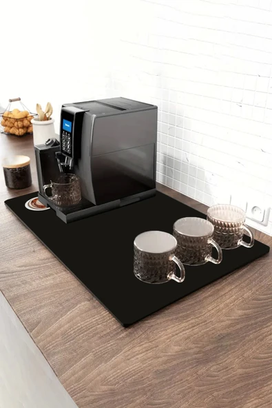 Valerine Life Barista Matı Sıvı Geçirmez Büyük Boy XXL Kahve Barı Espresso Kahve Makinesi Pad 40x90cm 27241223 - 3
