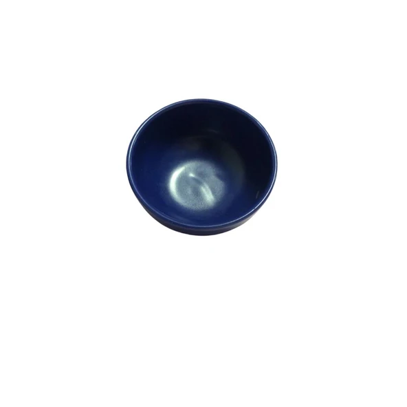 Keramika Bulut Kase 8 Cm Mat Kobalt