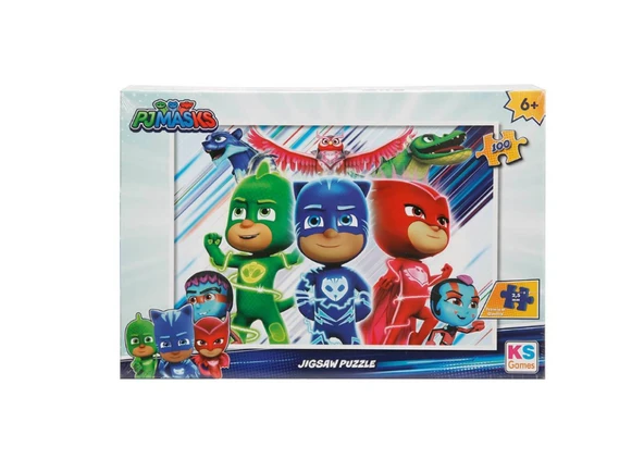 KS Puzzle 100 Parça Pijamaskeliler