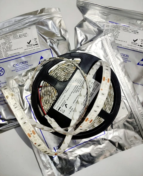 3 ÇİP SİLİKONLU ŞERİT LED YEŞİL RENK 1 METRE FİYATI - 2