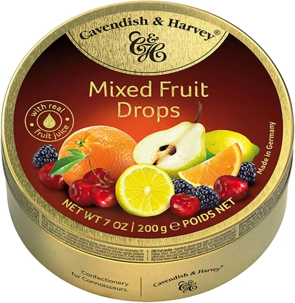 Cavendish&Harvey Mixed Fruit Drops 200 Gr