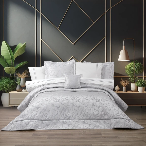 Schafer Home Lorenzo Çeyiz Set 8 Parça-Gümüş