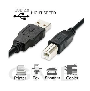 5 Metre Usb Yazıcı Kablosu Printer Kablosu Filtreli Epson HP Uyumlu Cano - 2