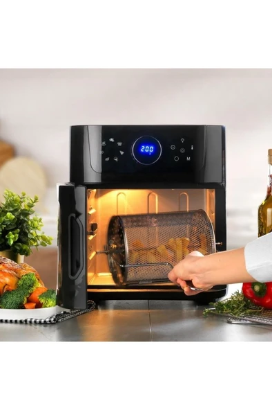 Schafer Fit Oven Airfryer Sıcak Hava Fritözü Ve Fırın - Siyah - 5