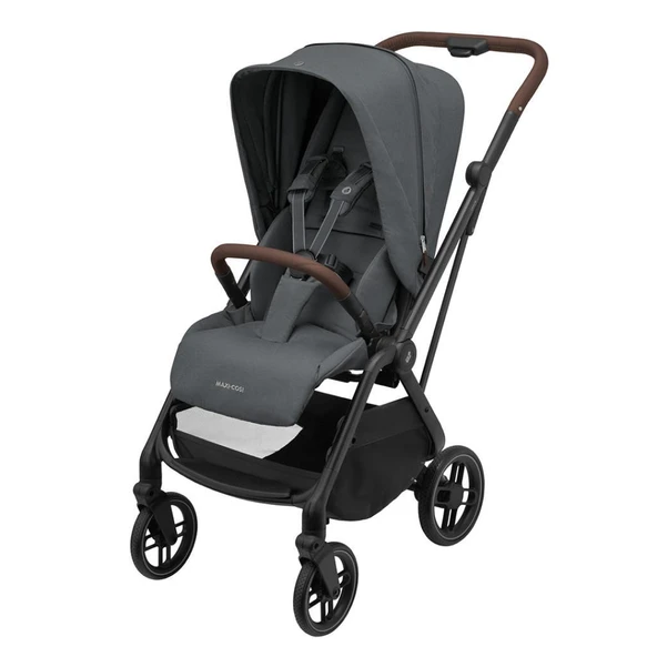 Maxi-Cosi Leona2-Cabriofix I-Size Tek Elle Katlanabilen Ultra Kompakt Çift Yönlü Seyahat Sistem Bebek Arabası Graphite - 2