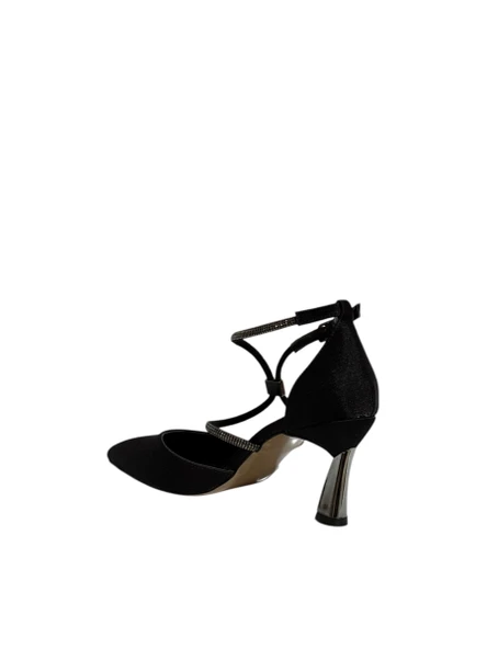 Milano Life 852 Kadın Bilekten Bağlamalı İnce Topuklu Saten Ayakkabı (Yaz 25) - 9