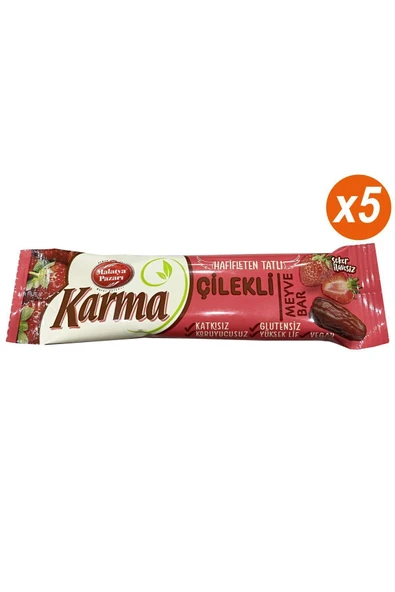 Karma Çilekli Meyve Bar 40 g*5 - 2
