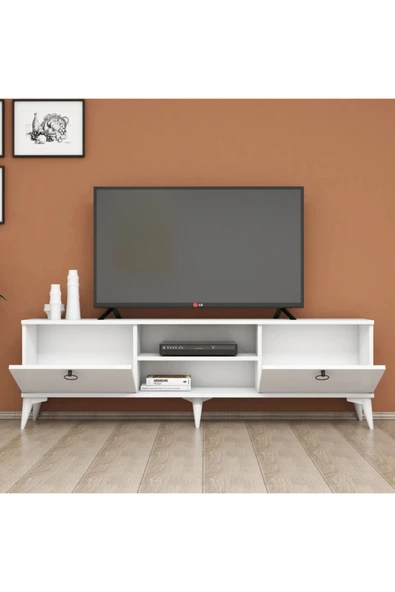 Ferniso Mobilya 160 cm Tv Ünitesi Full Beyaz - 2
