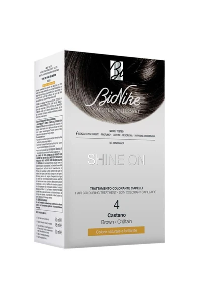 Bionike Shine On Hair Coluring Treatment No: 4 Brown
