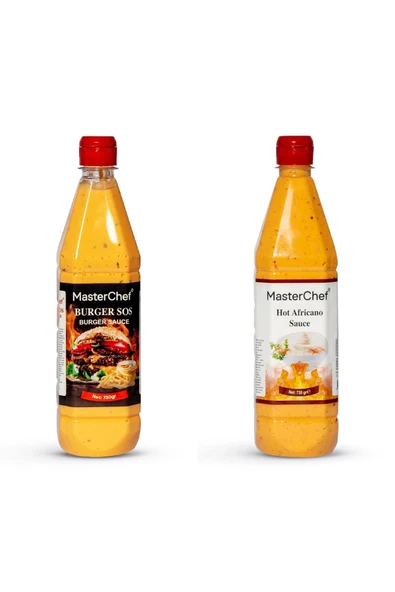 Masterchef Burger Sos ve Hot Africano Sos 730 gr