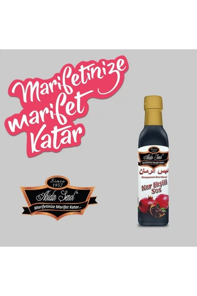 Abidin Şenol 350 gr Ekşili Sos Özel Cam Şişe