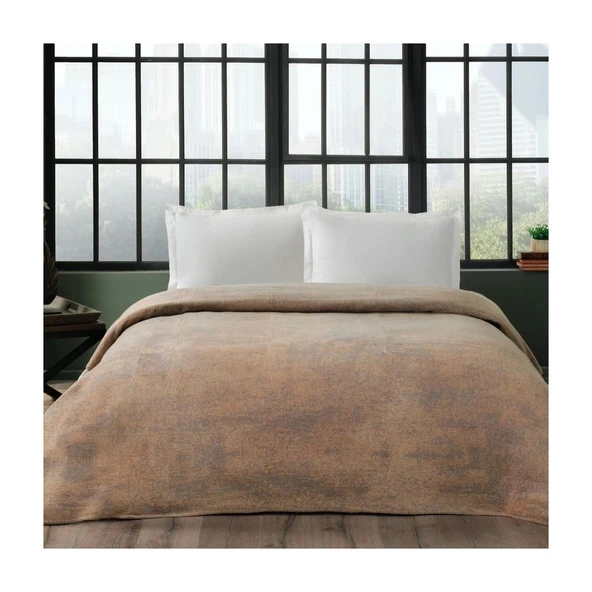 TAÇ HERMES BEJ ÇİFT KİŞİLİK BATTANİYE