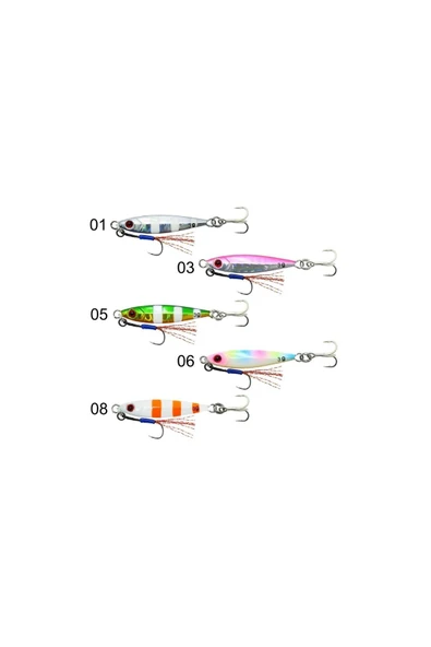 Captain 3658 Flutter Mini Jigger 3gr LRF Jig Suni Yem