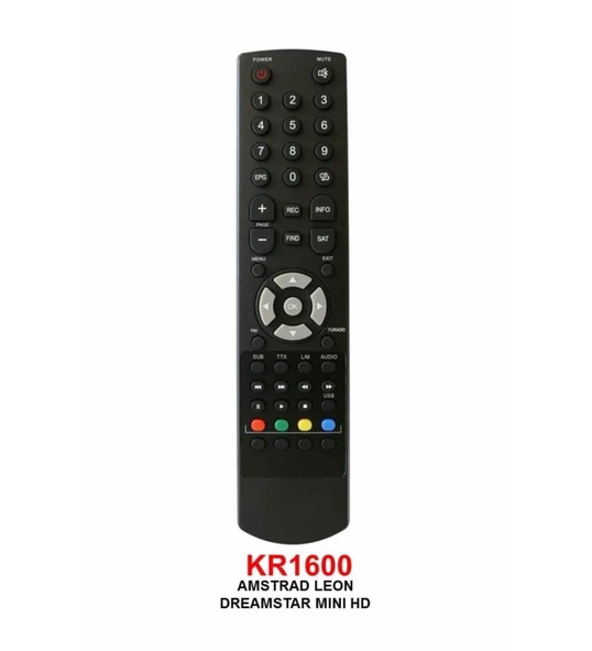 AMSTRAD LEON-DREAMSTAR MİNİ HD-SUPERMAX JUMBO PLUS HD-ARNİX MİNİ HD KUMANDA Kr1600(uyumlu)