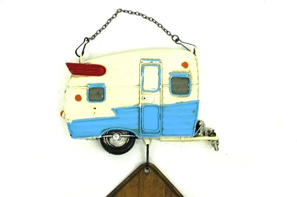 Dekoratif Metal Karavan Lütfen Sessiz Olunuz - 4