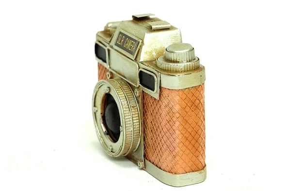 Dekoratif Metal Fotoğraf Makinesi - 5