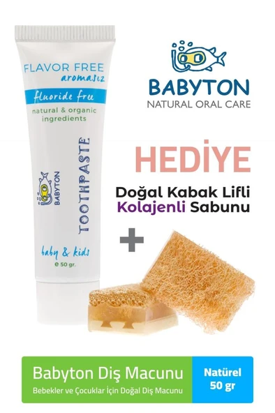 Babyton Organik Diş Macunu Natural 50 gr - 2