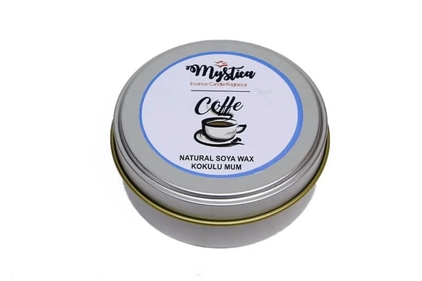 Soya Wax Mum Kokulu Tenekede Coffee - 3