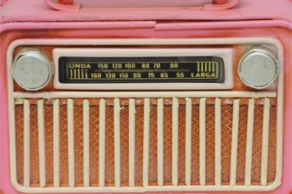 Dekoratif Metal Radyo - 5