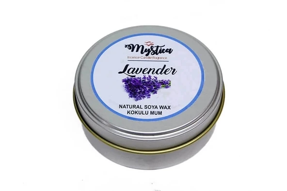 Soya Wax Mum Kokulu Tenekede Lavender - 2
