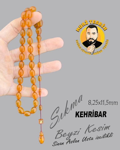 SİNAN ASLAN SIKMA KEHRİBAR BEYZİ KESİM 8,25X11,50