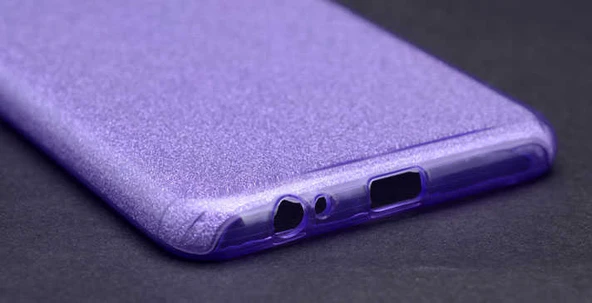 Galaxy J7 Max Kılıf Shining Simli Silikon Kılıf - 10