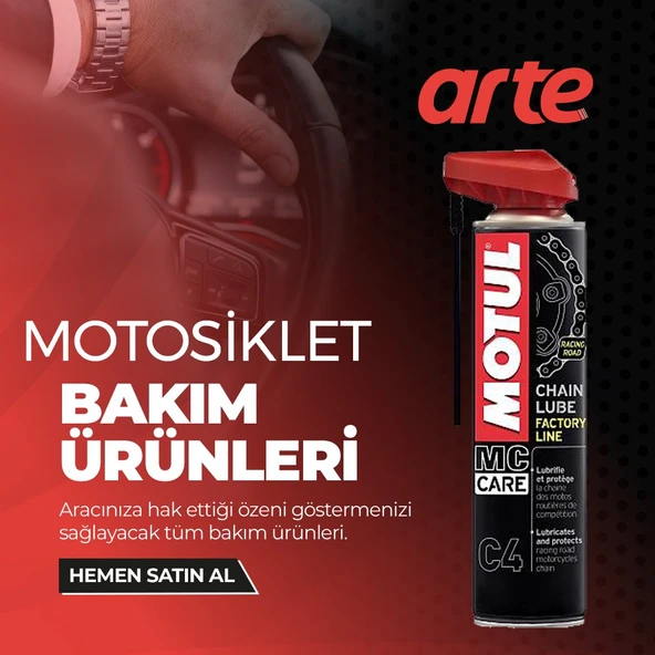 Motul C4 Zincir Yağlama Spreyi 400 ml Racing Chain Lube