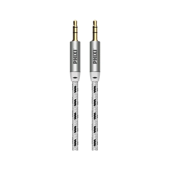 Basic A810 Hasır Örgü 3.5mm Aux Kablo - 2