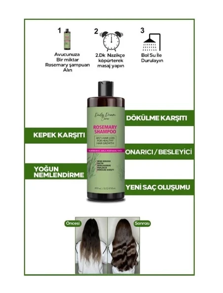 True Bee Daily Dream Mucize Biberiye Kompleks Şampuan 400 ML