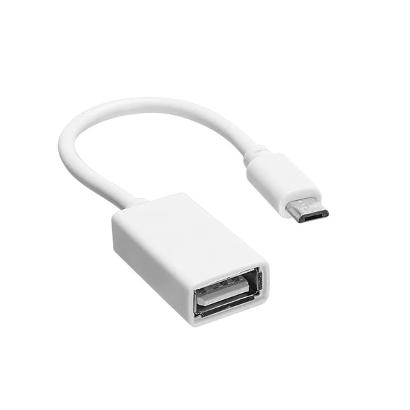 Hytech HY-X110 Beyaz USB F to MicroUSB M OTG Çevirici