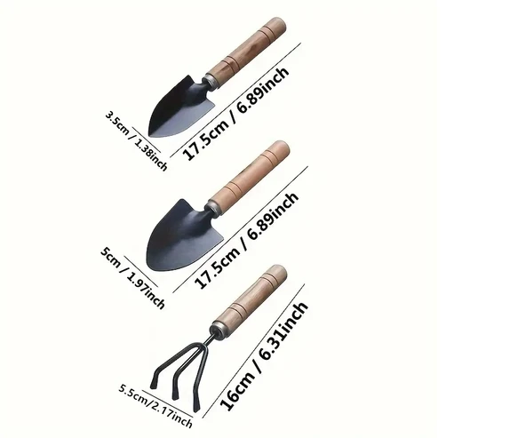 Portatif Kazma Kürek Tırmık Seti - 4