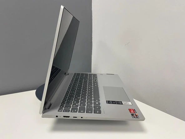 Lenovo Notebook Flex 5 15Alc05 R5 5500U 8Gb 256Gb M2 Ssd 15.6" Fhd Ips Grey (C Laptop) 2.EL 3Ay Gara - Resim 3