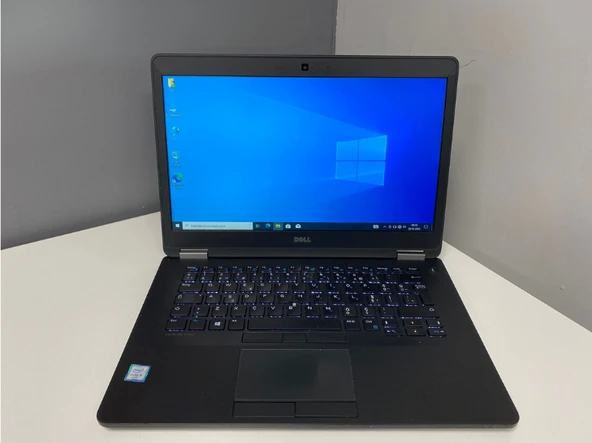 Dell Notebook Latitude E7470 intel i5 6200U 8Gb 256Gb M2 Ssd 14" Fhd Ips (C Laptop) 2.EL 3Ay Garanti