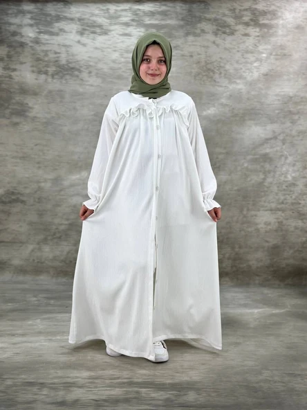 Kız Çocuk Beyaz Ferace - 2