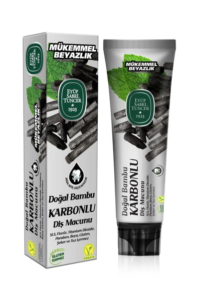 Doğal Bambu Aktif Karbonlu Diş Macunu 75 Ml 4 Adet - 4