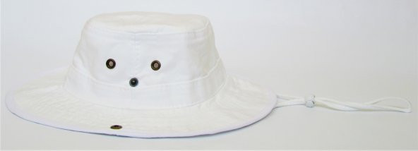 salarticaret beyaz safari şapka Unisex model pamuklu ürün