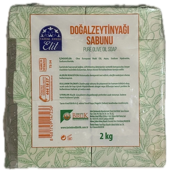 TK ELİT DOĞAL ZEYTİNYAĞ SABUN 2KG