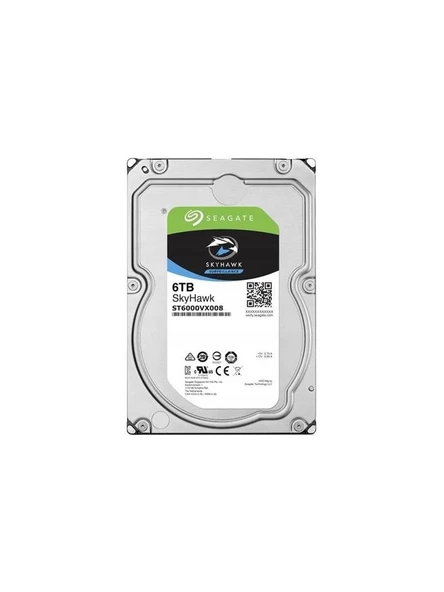 Seagate 6tb Skyhawk ST6000VX008 5900 Rpm 256MB Sata-3 Güvenlik Diski (Hikvision) - 2