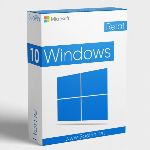 Windows 10 Home 32-64 Bit Destekli Türkçe-Ingilizce Global Retail Lisans Anahtarı