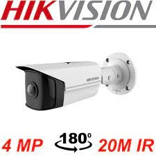 Hikvision DS-2CD2T45G0P-I 4MP IP 1,68 mm IR Bullet Kamera 180° Süper Geniş Açı - 2