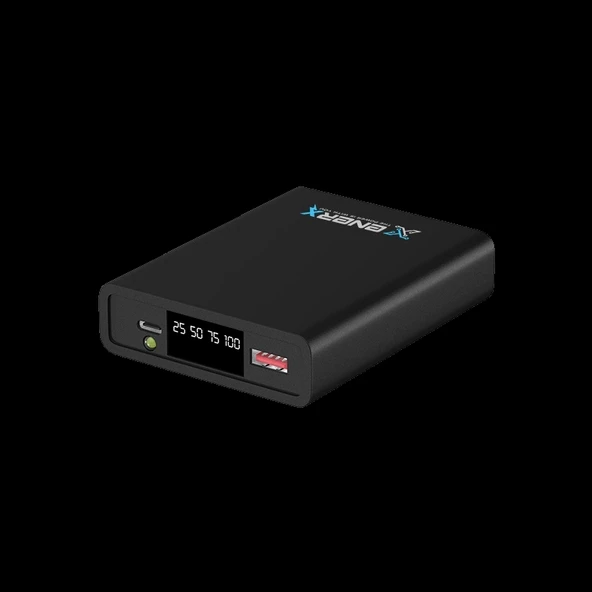 eNeRX Powerbank 10000 mAh 2.1 Amper Led Göstergeli ENR-P1025DC Beyaz - 4