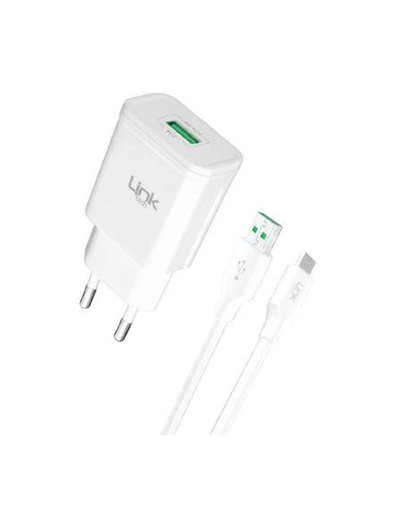 Link Tech S660 Premium 10W Micro USB Kablolu Akıllı Şarj Aleti - 3