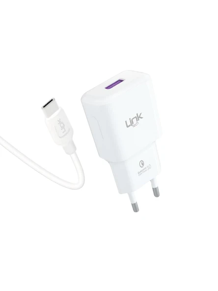 Link Tech T443e Çevre Dostu 18W Hızlı Tip-C Kablolu Şarj Aleti - 2