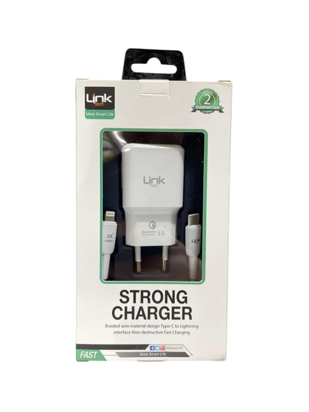 LinkTech T447 20 W Lightning Kablolu Şarj Aleti - 2