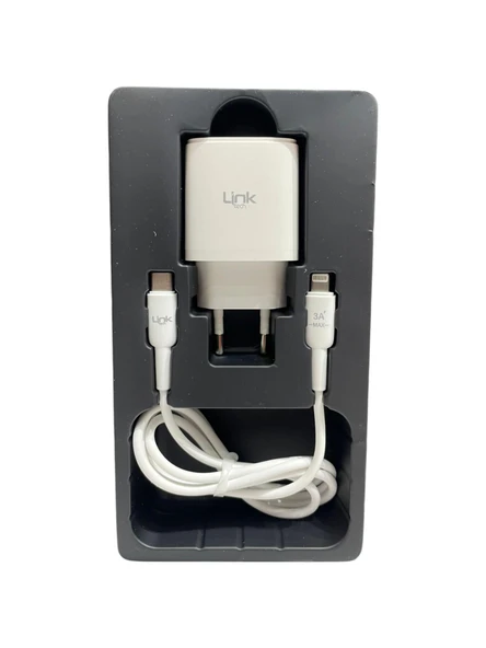Link Tech C313 Safe Tip-C Lightning Kablolu 30W Hızlı Şarj Cihazı - 3